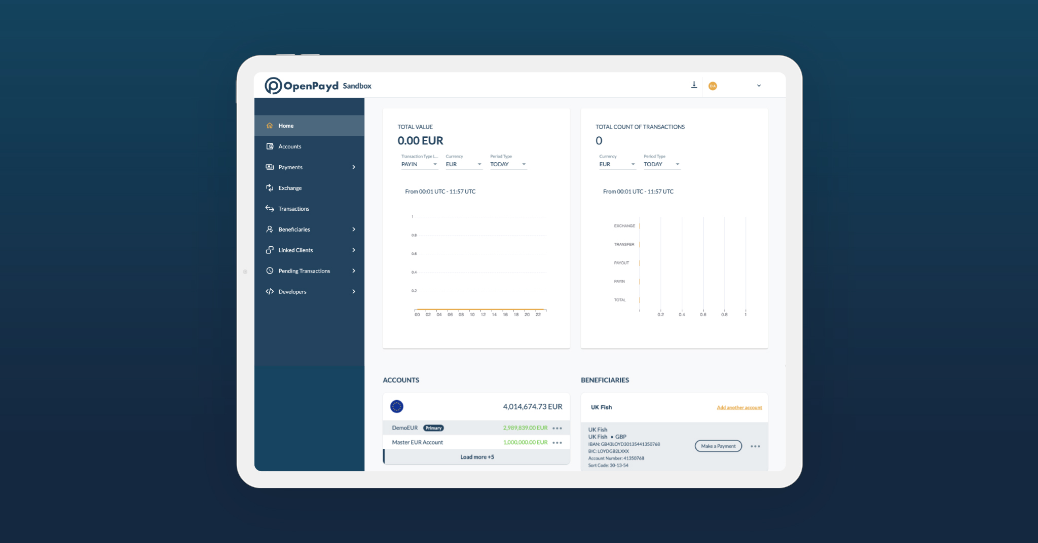 Demo: Meet the OpenPayd platform